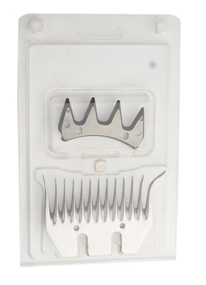 13 दांत घुमावदार स्टेनलेस स्टील क्लिपर सहायक उपकरण, भेड़ बाल काटना ब्लेड Bla